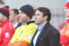 York City Knights coach James Ford, right, and team manager/assistant Will Leatt