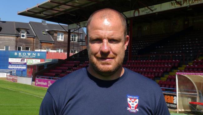 CONFIDENT: Caretaker manager Sam Collins believes his York City team are better than undefeated Kidderminster
