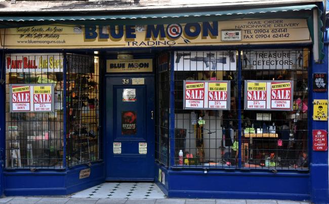 Blue Moon Trading , Goodramgate   Picture Frank Dwyer.