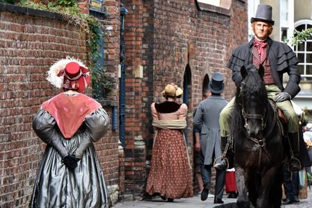 York Press: Gentleman Jack filming in Chapter House Street close to York Minster. Picture: Frank Dwyer
