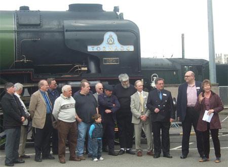 Tornado is awarded the Heritage Engineering Award on 23rd May 2009 outside the NRM in York. Picture by Carl Spencer
