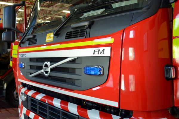 Crews tackle lorry fire in York