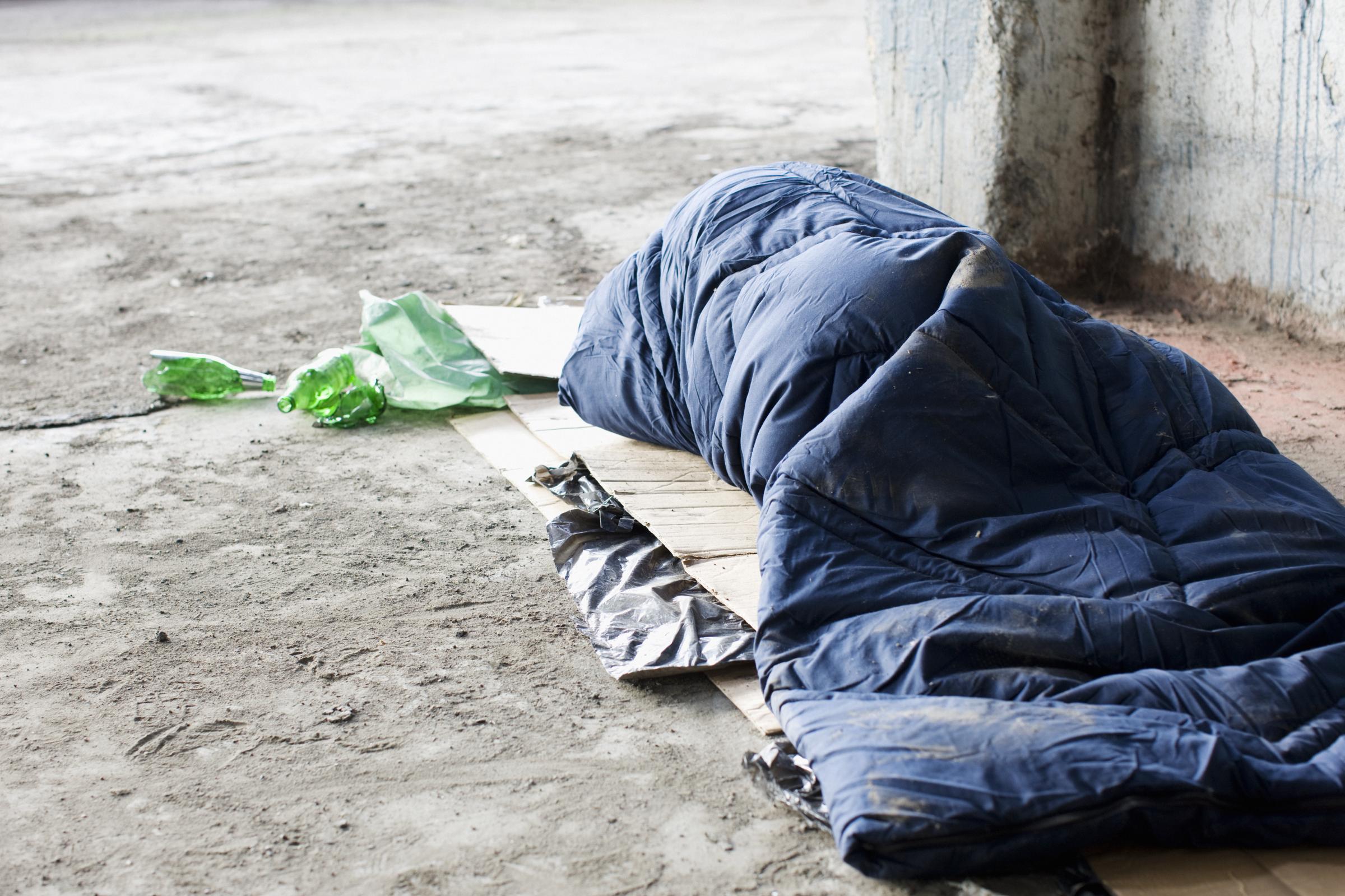Sharp rise in number of homeless people admitted to hospital