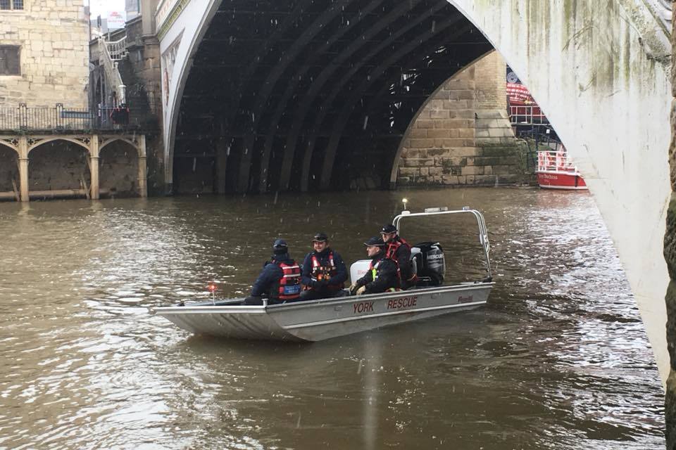 Rescue boat called to Rowntree Park