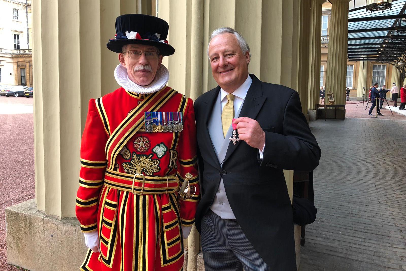 Yeoman swaps shift to help York's Rose Theatre boss celebrate receiving MBE