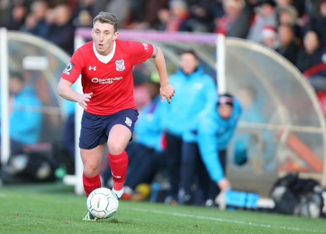 FULL OF IT: York City full-back David Ferguson is being encouraged to improve on his tally of two goals and four assists this season