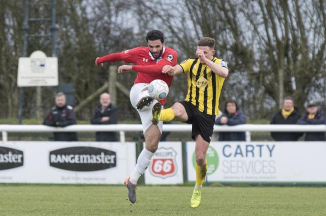READY FOR A SHOT AT IT: Centre-back Hamza Bencherif could be used as an emergency striker during York City's run-in to the end of the season. Picture: Ian Parker
