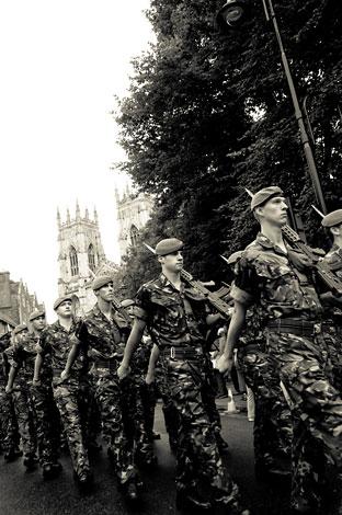 1st Battalion, the Yorkshire Regiment parade in York. Picture: Richard Hadley